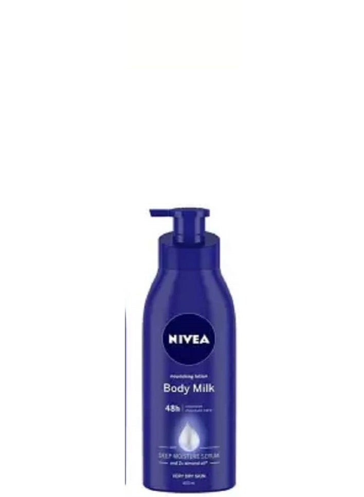 Nivea Body Milk Nourishing Lotion 400ml (Pack of 4) - Image 3